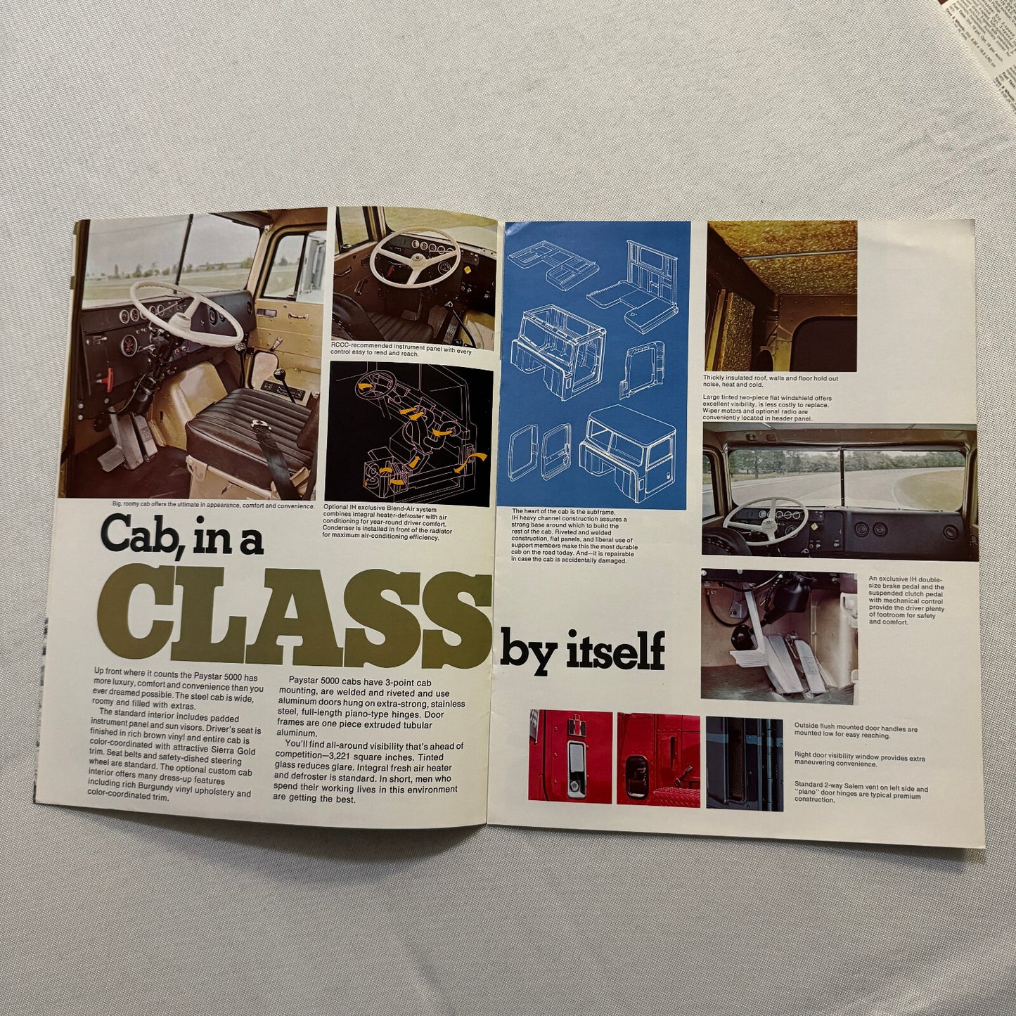 International Paystar 5000 Series Truck Sales Brochure Catalog F-5050 F-5070 +