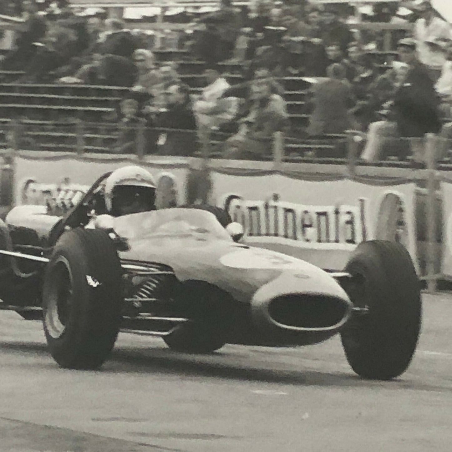 Vintage Racing Photo Photograph Jack Brabham Driver Car 