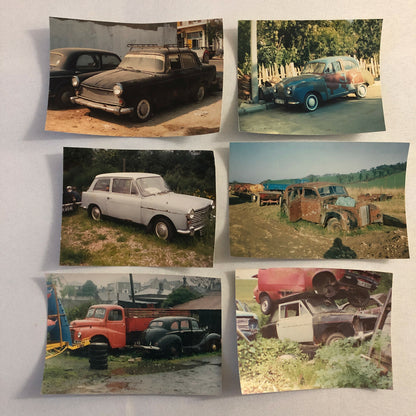 Vintage Austin Barn Find Junk Yard Car Part Photo Photograph Lot of 30