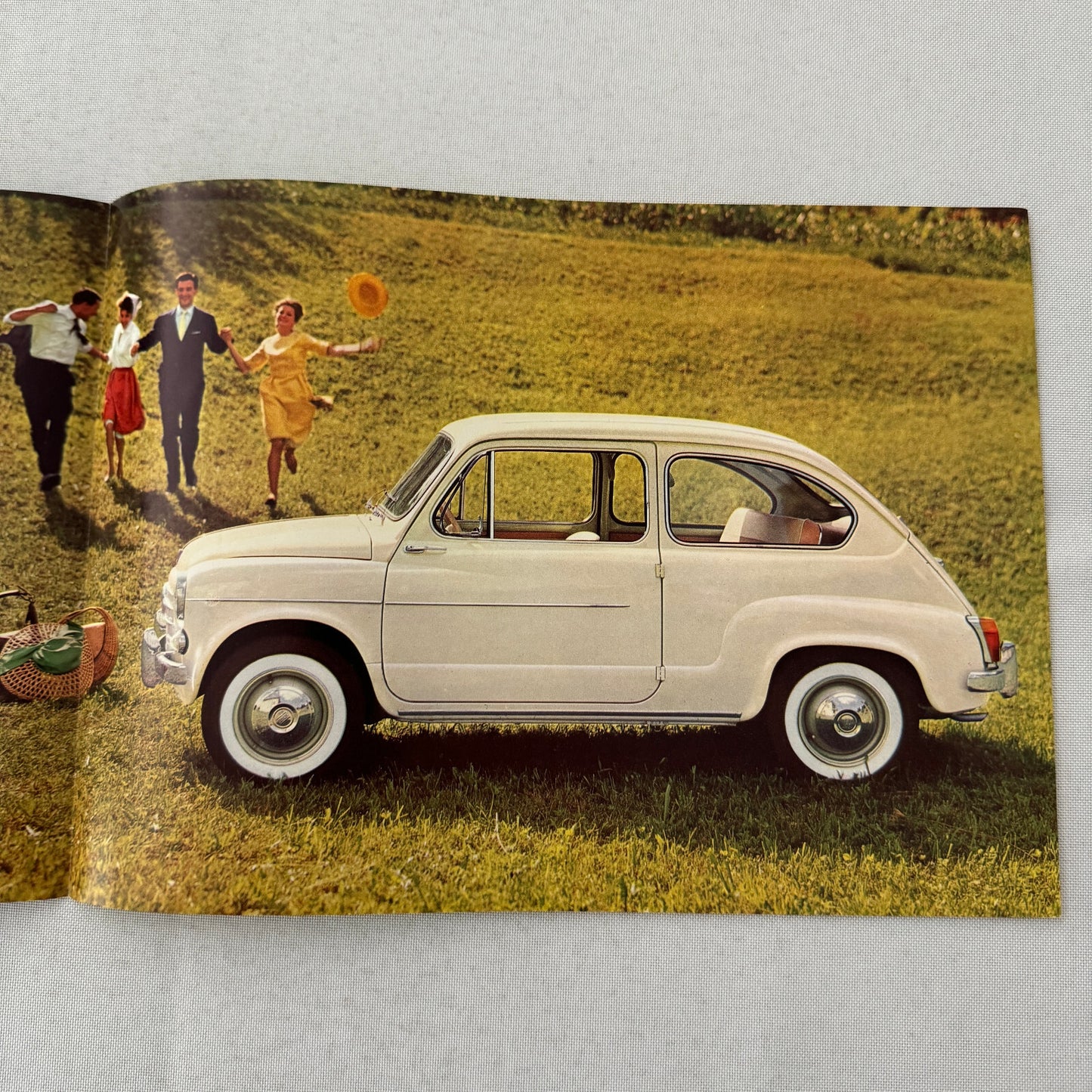 Fiat 600D Car Sales Brochure Catalog Advertising Vintage Fiat 600 D