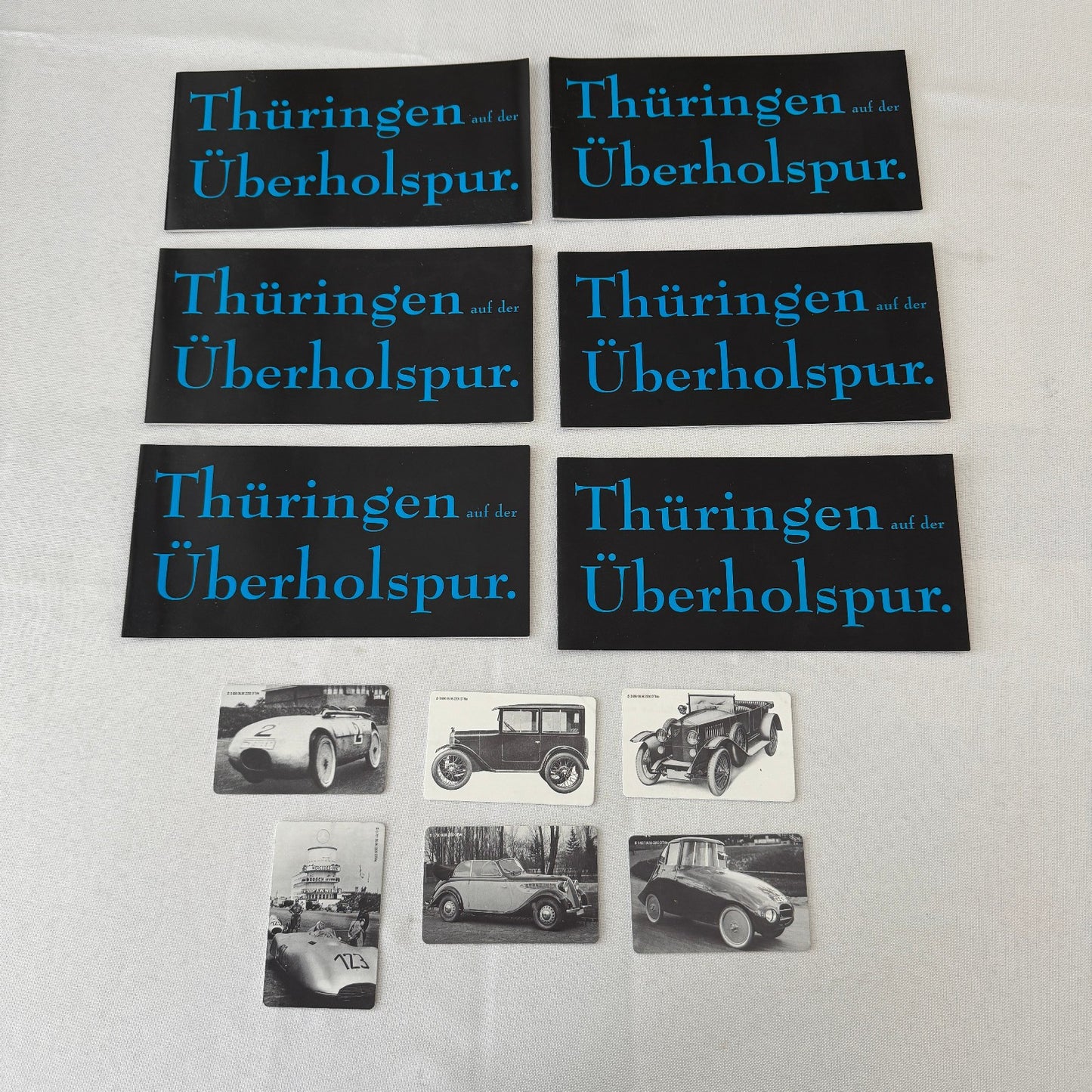 Vintage Car Automobile Colllectible Phone Card Lot 6x German BWZ