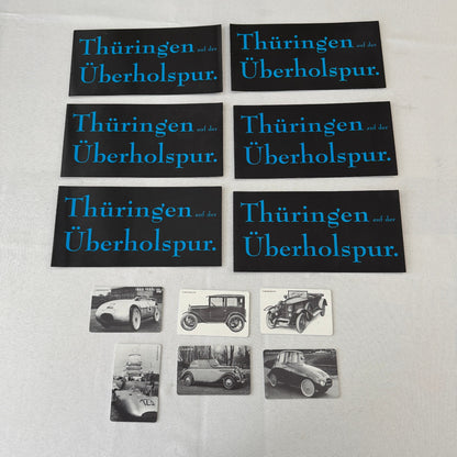 Vintage Car Automobile Colllectible Phone Card Lot 6x German BWZ