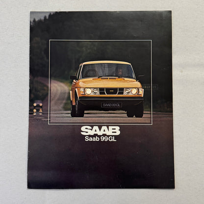 1979 Saab 99GL Car Sales Brochure Catalog Saab 99 GL Automobile