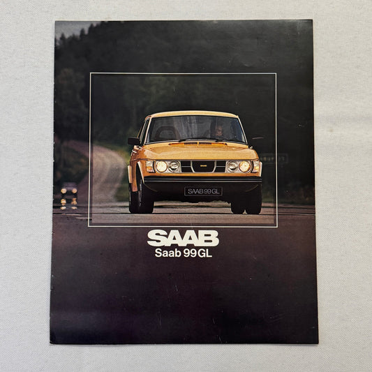 1979 Saab 99GL Car Sales Brochure Catalog Saab 99 GL Automobile
