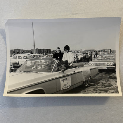 Vintage Parade Car Photo Photograph Print Quebec Canada Chevrolet