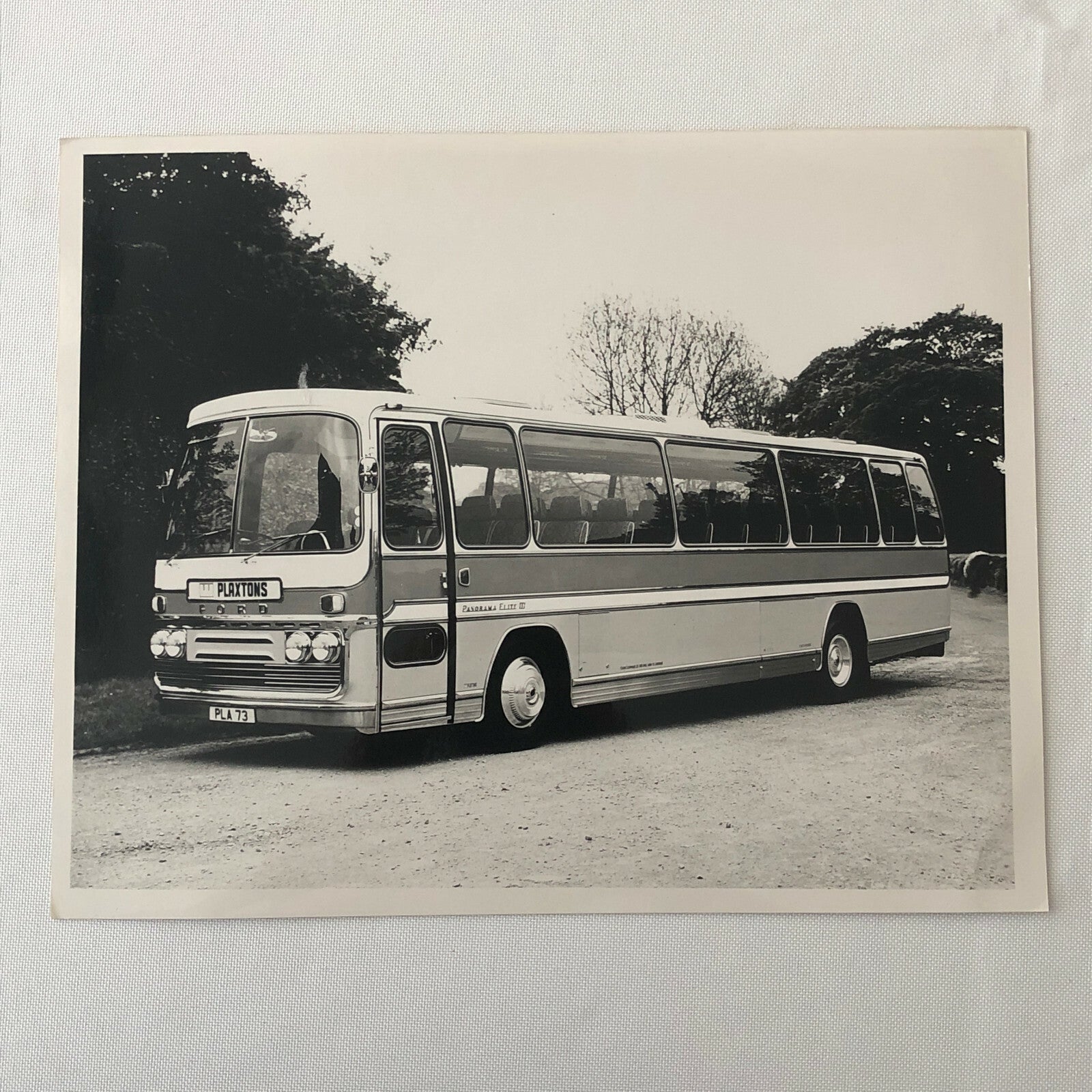 Vintage 1973 Ford R Series PSV Luxury Coach Bus Factory Photo Photograph UK 