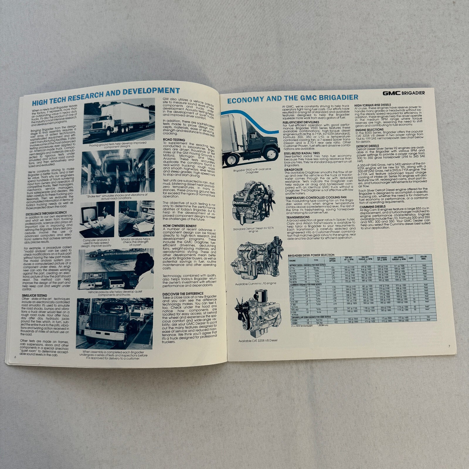 GMC Brigadier Truck Sales Brochure Catalog Advertising Vintage