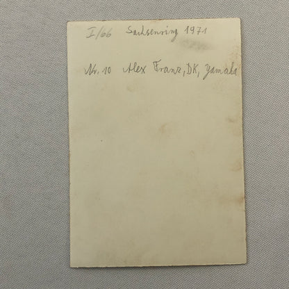 Vintage Motorcycle Racing Photo photograph Print Alex Franz Yamaha 1971