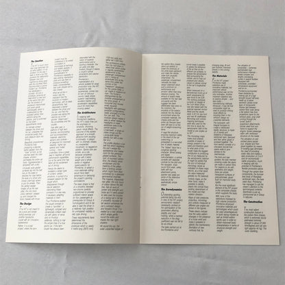 Pininfarina HIT Concept Car Prototype Sales Brochure Catalog Italian