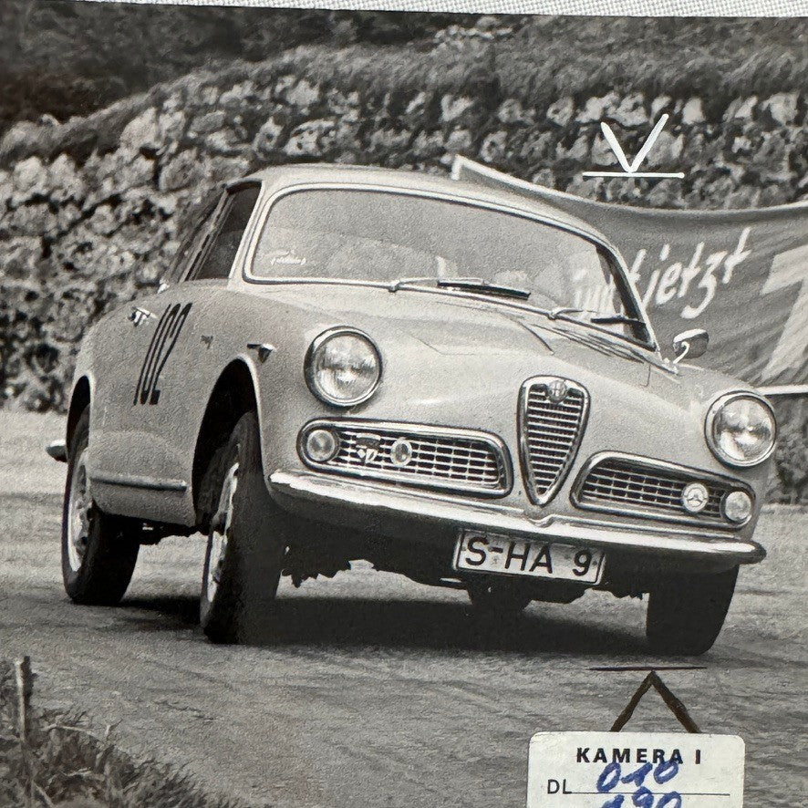 Vintage Alfa Romeo Racing Car Motorsport Photo Photograph Print