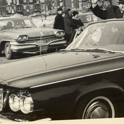 Vintage Parade Car Photo Photograph Print Quebec Canada
