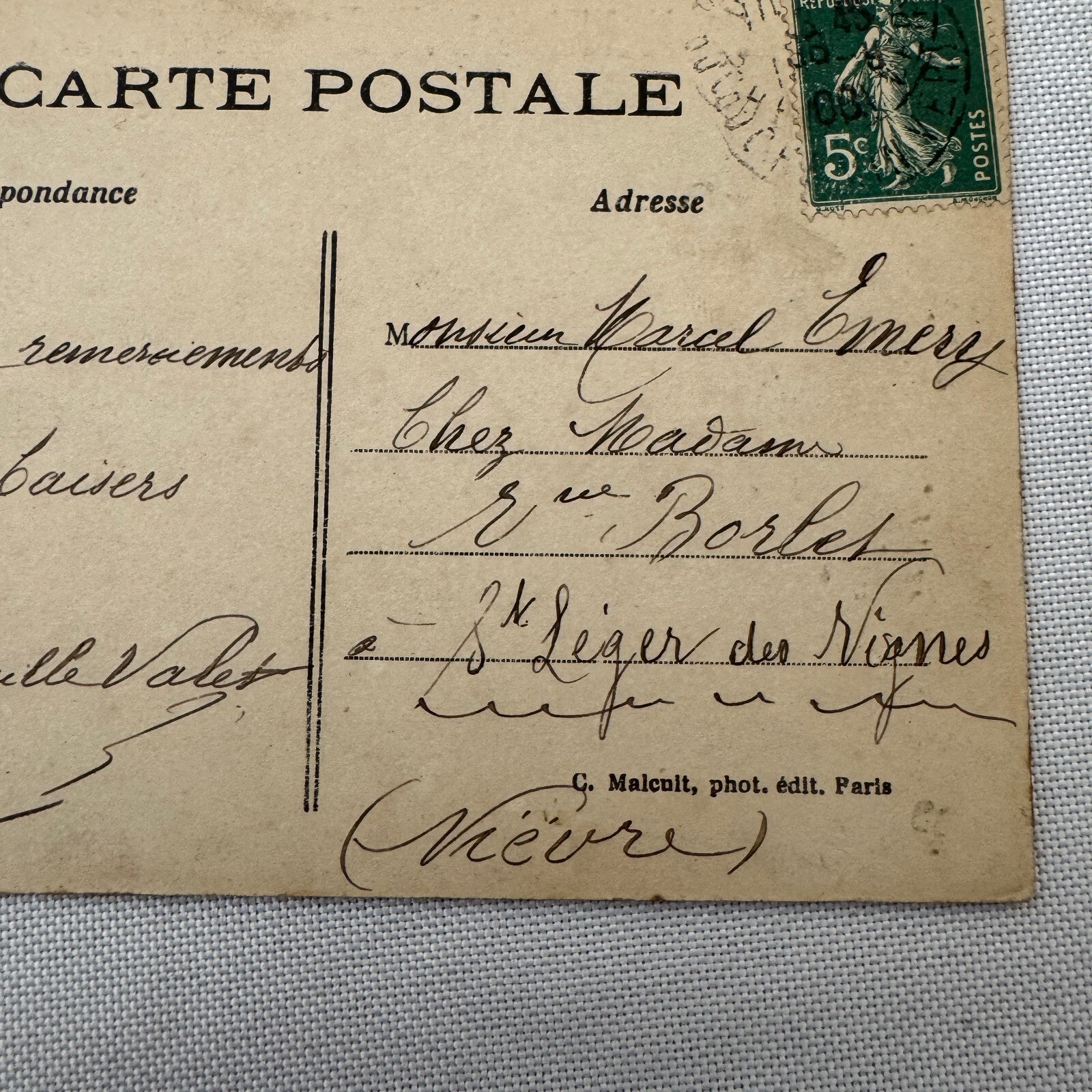 Vintage Military Airship Dirigible Zeppelin Patrie Postcard Post Card French