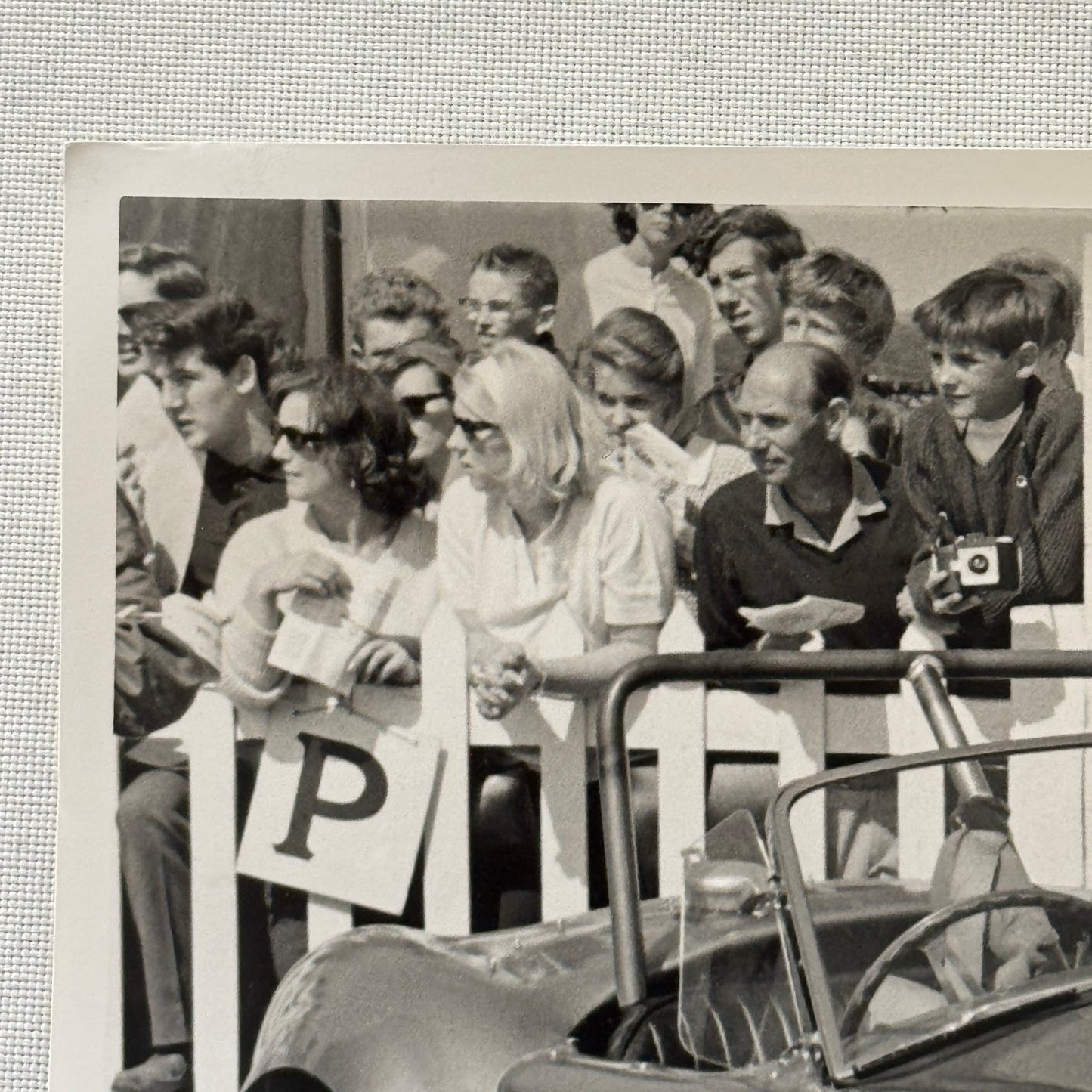 Shelby Cobra Racing Photo Roy Salvadori 1964 TT Race Photograph Modern Print