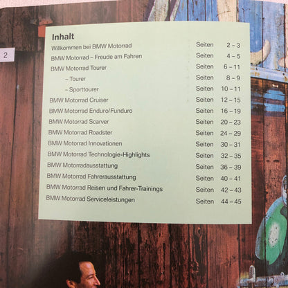 2004 BMW Motorcycle and Accessory Brochure Lot of 2 GERMAN TEXT 