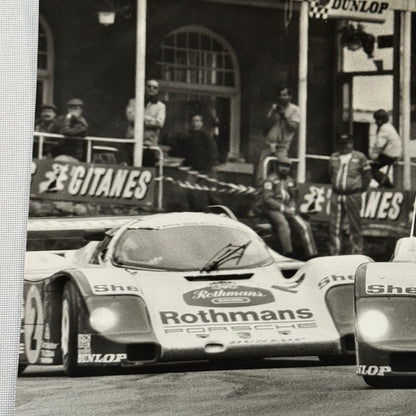 Rothmans Racing Porsche 962 C Car Factory Photo Photograph Print Vintage 962C