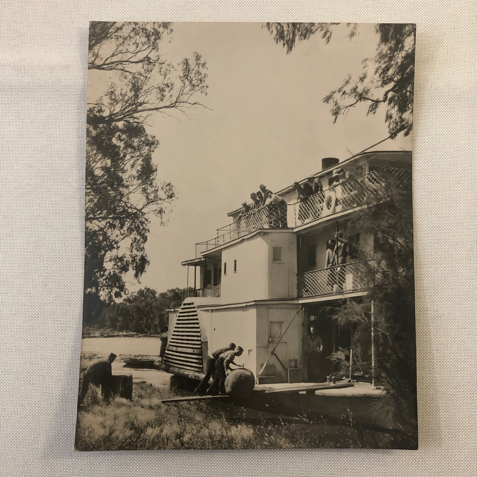 Press Photo Photograph Australia Textile Wool Factory Production Underwood Photo