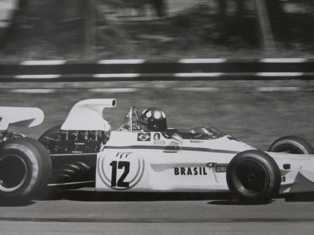 Vintage 1973 Argentine Grand Prix Racing Photograph Photo Wilson Fittipaldi 