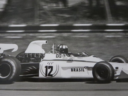 Vintage 1973 Argentine Grand Prix Racing Photograph Photo Wilson Fittipaldi 