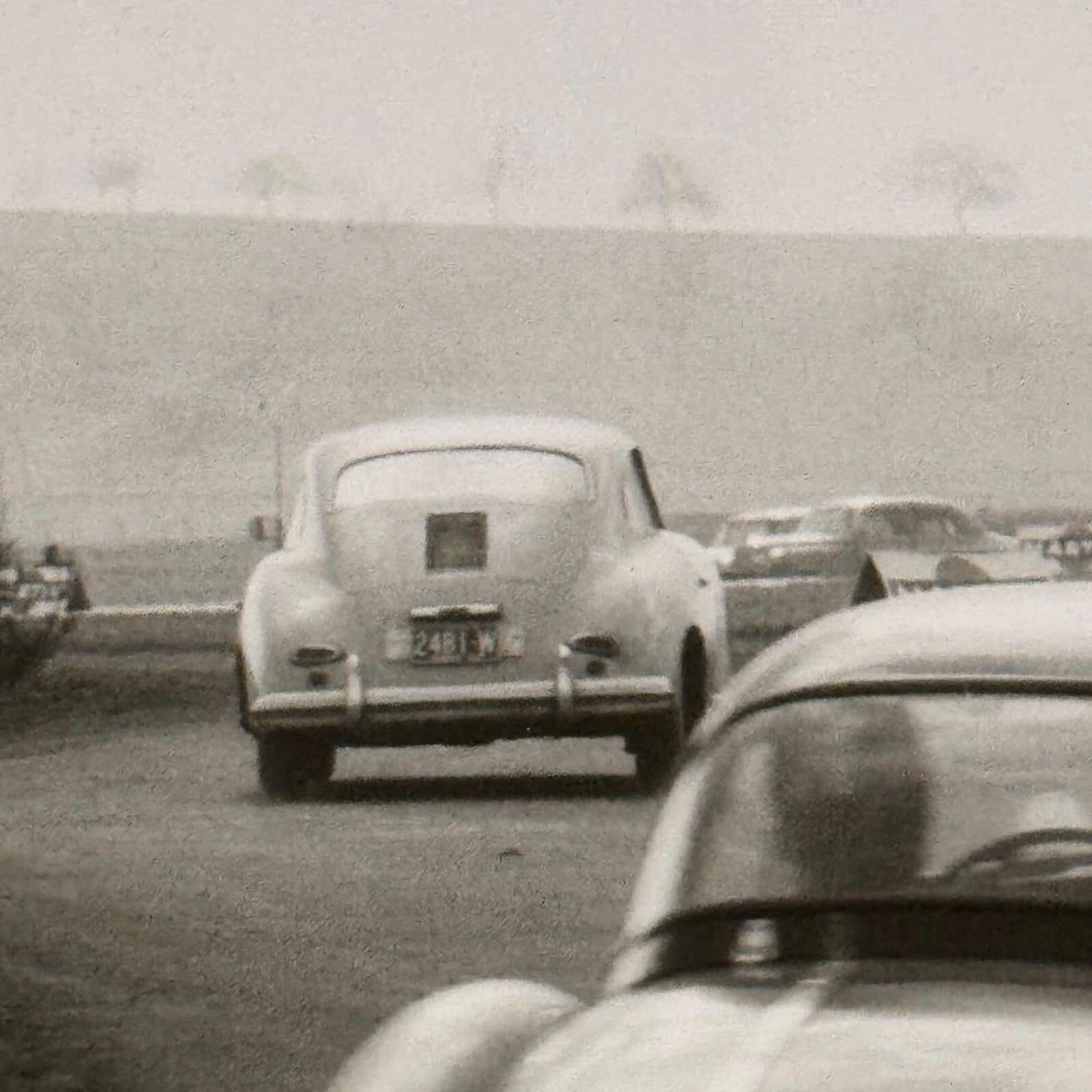 Porsche 356 and MGA Racing Car Photo Photograph Vintage