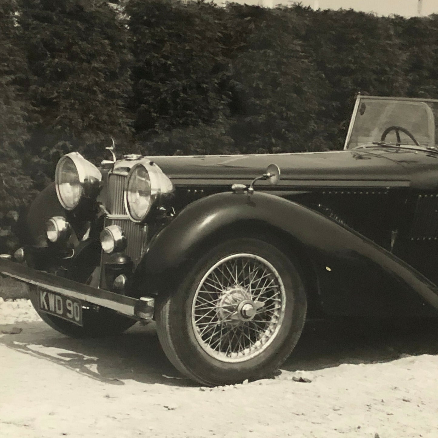 Vintage Car Photo Photograph Print - Sothebys Auction ? 