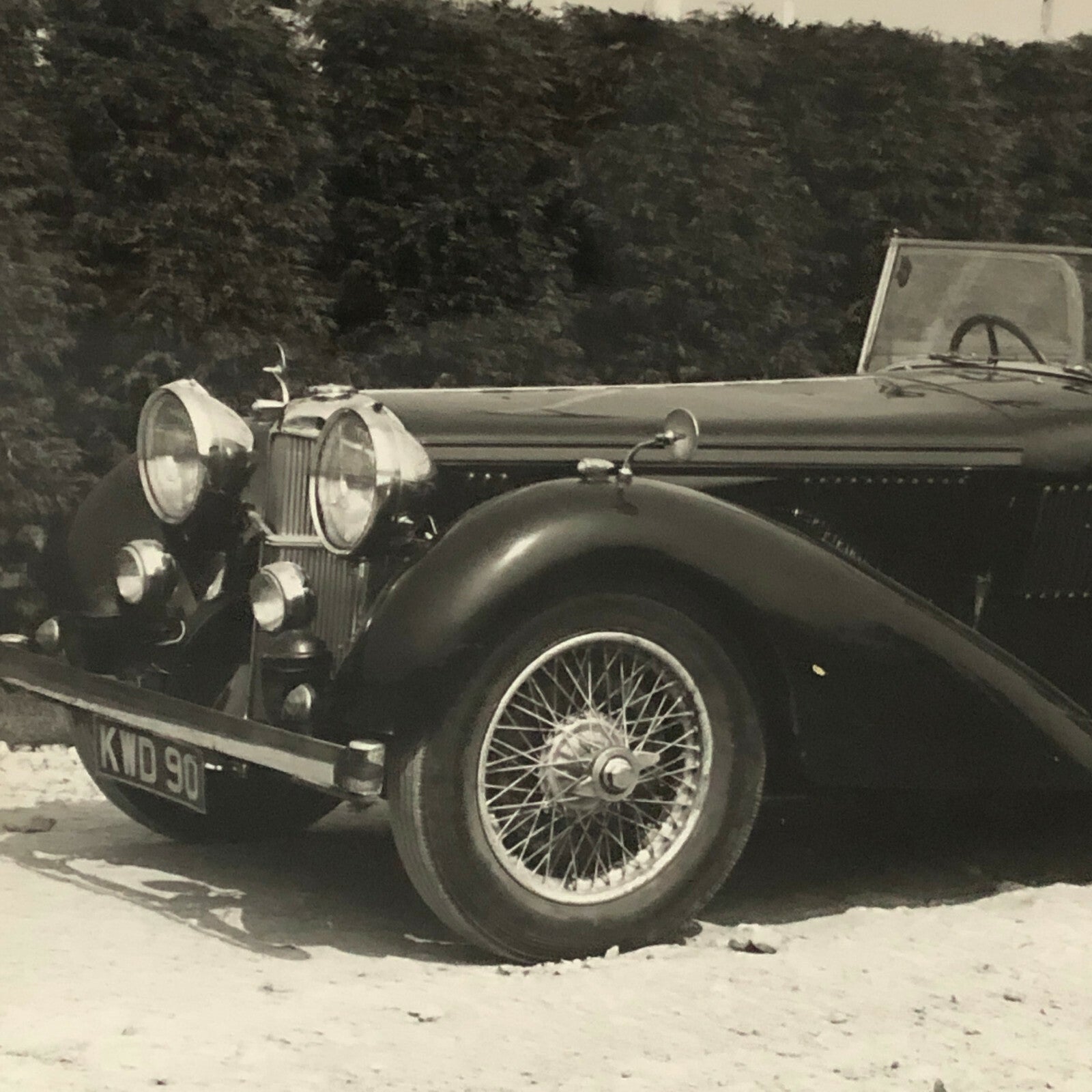 Vintage Car Photo Photograph Print - Sothebys Auction ? 