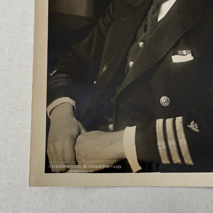 Underwood and Underwood Vintage Press Photograph Photo US Military Man Uniform