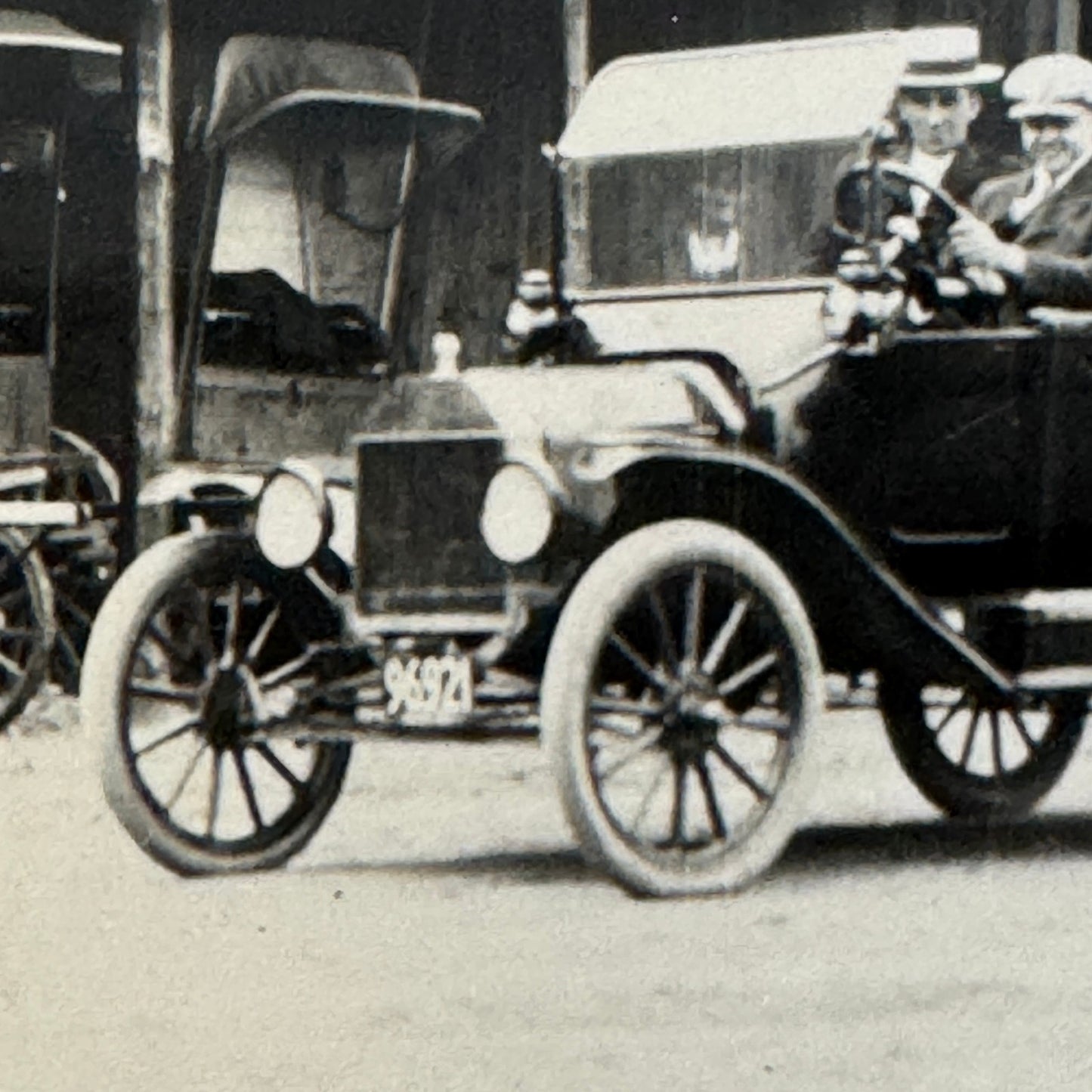 Vintage Car Automobile Photo Photograph Print Snapshot People