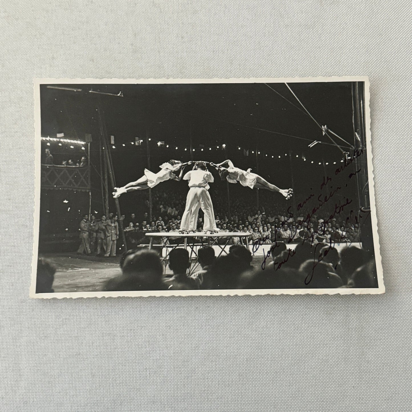 Vintage Circus Rollerskating Roller Skate Act Photo Photograph