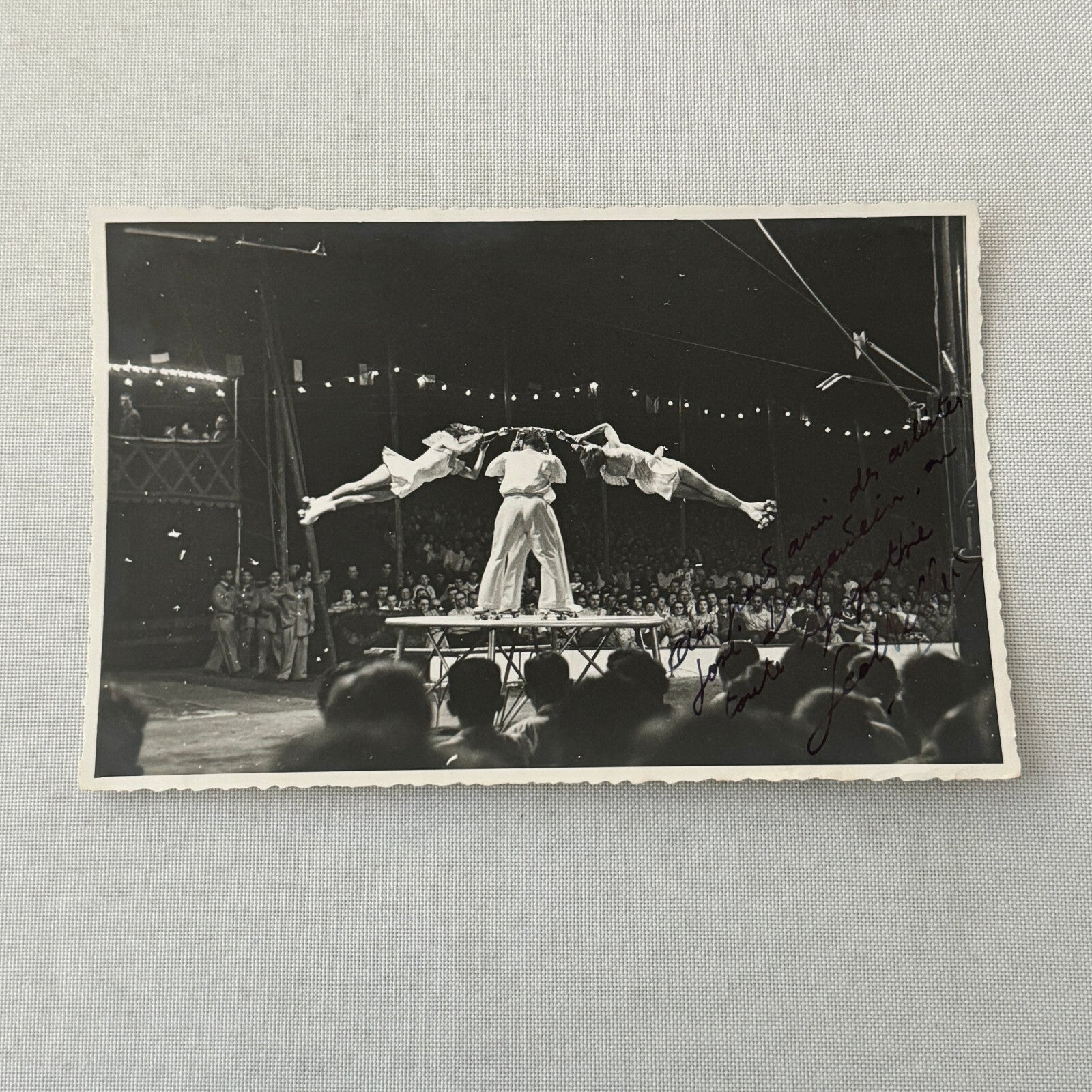 Vintage Circus Rollerskating Roller Skate Act Photo Photograph