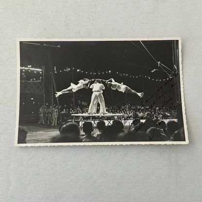 Vintage Circus Rollerskating Roller Skate Act Photo Photograph