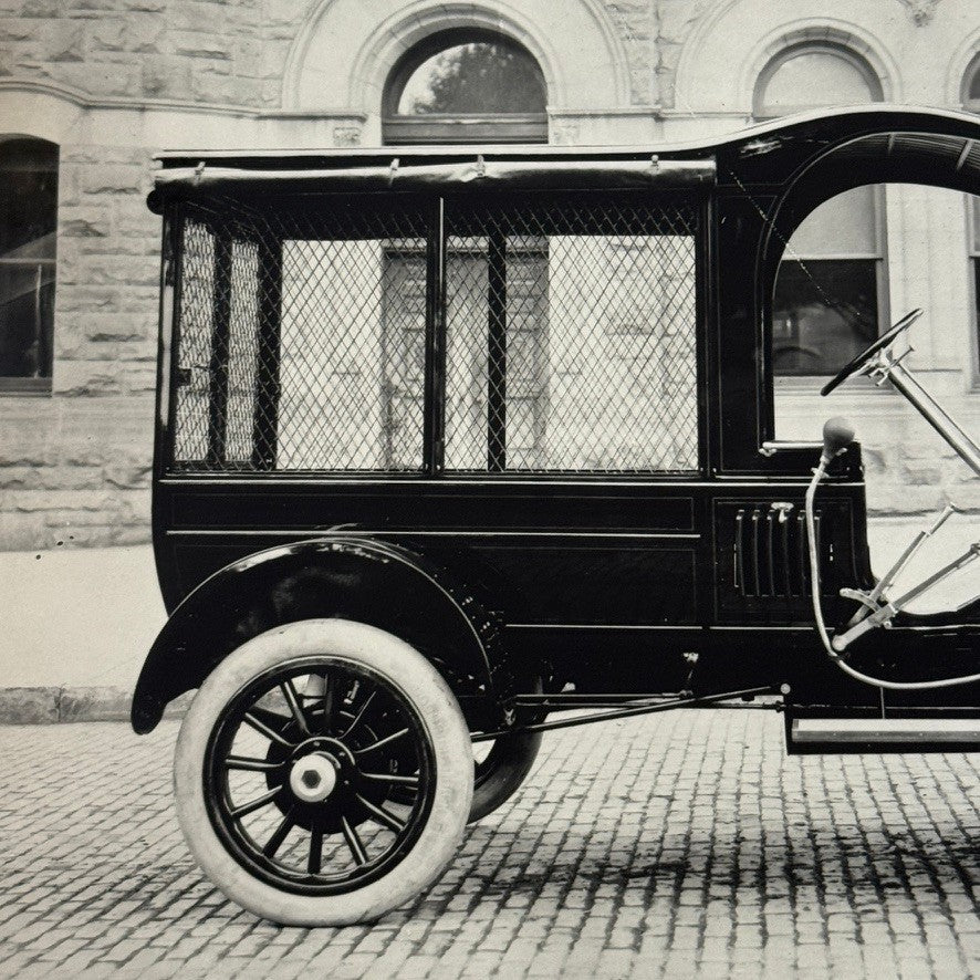1907 Oldsmobile Mail Car Photo Photograph Vintage Image Modern Print