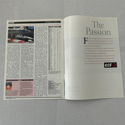 1992 Ken Tyrrell Racing Autosport Magazine Jackie Stewart ELF Ford Race Cars