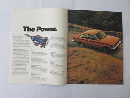 1976 Opel Isuzu Sales Brochure Catalog Advertising LOT OF 4 