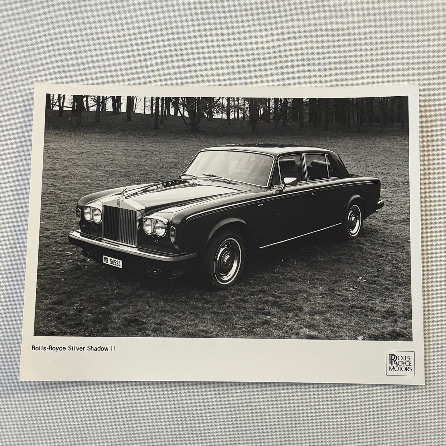 Rolls Royce Silver Shadow II Car Factory Press Photo Photograph Print 1980