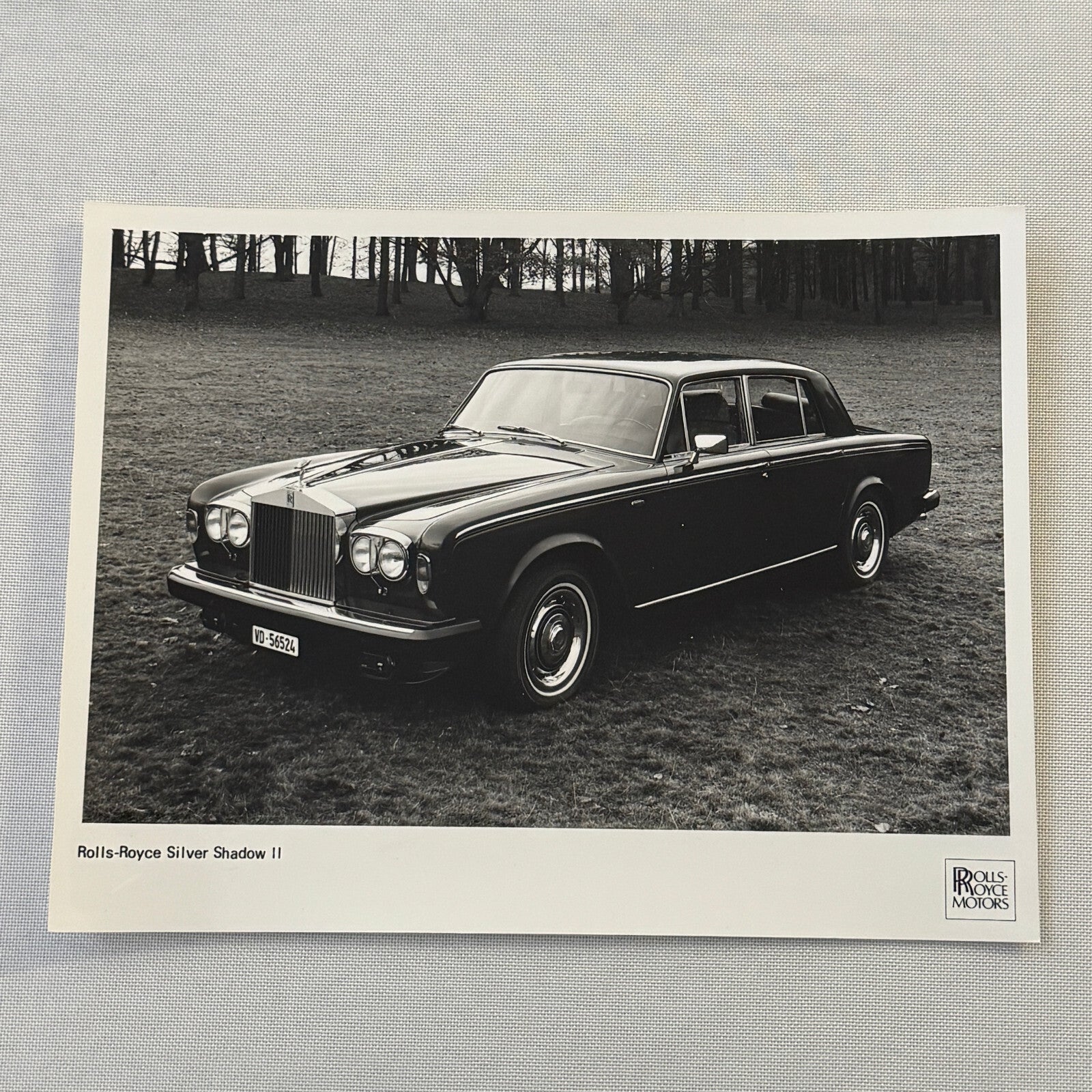 Rolls Royce Silver Shadow II Car Factory Press Photo Photograph Print 1980