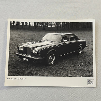 Rolls Royce Silver Shadow II Car Factory Press Photo Photograph Print 1980