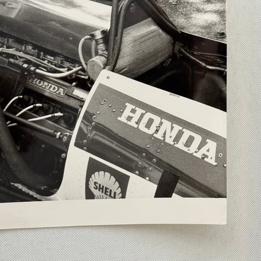 Vintage Honda Racing Car Engine Photo Photograph Print Motor