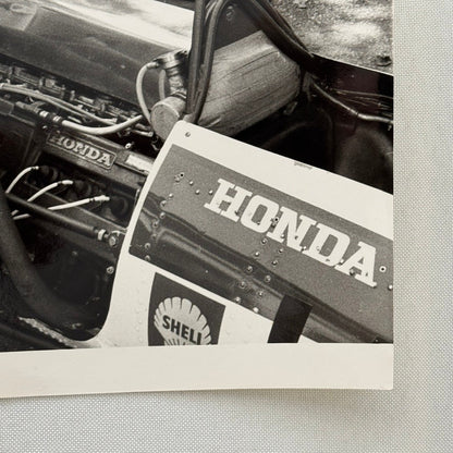 Vintage Honda Racing Car Engine Photo Photograph Print Motor