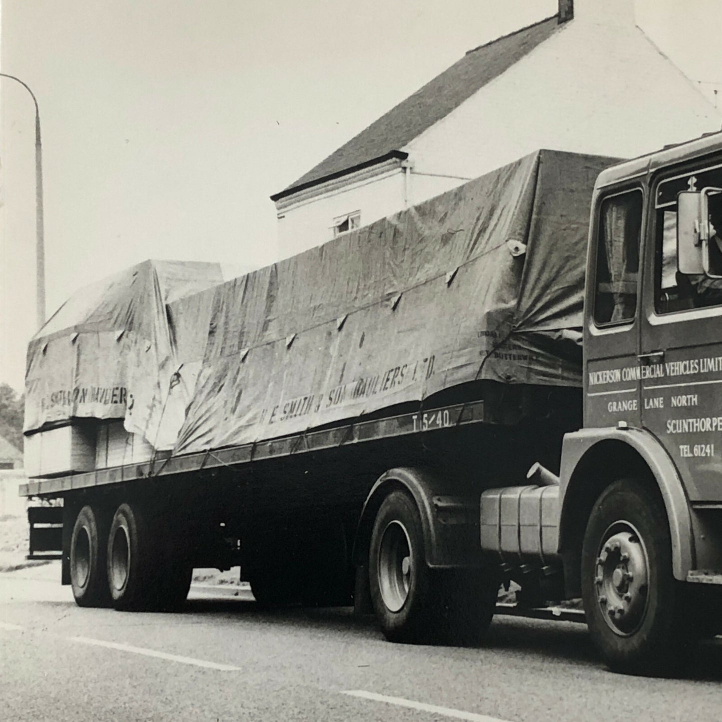 Vintage Saviem Renault SM 32 240 Sleeper Cab Truck Photo Photograph 