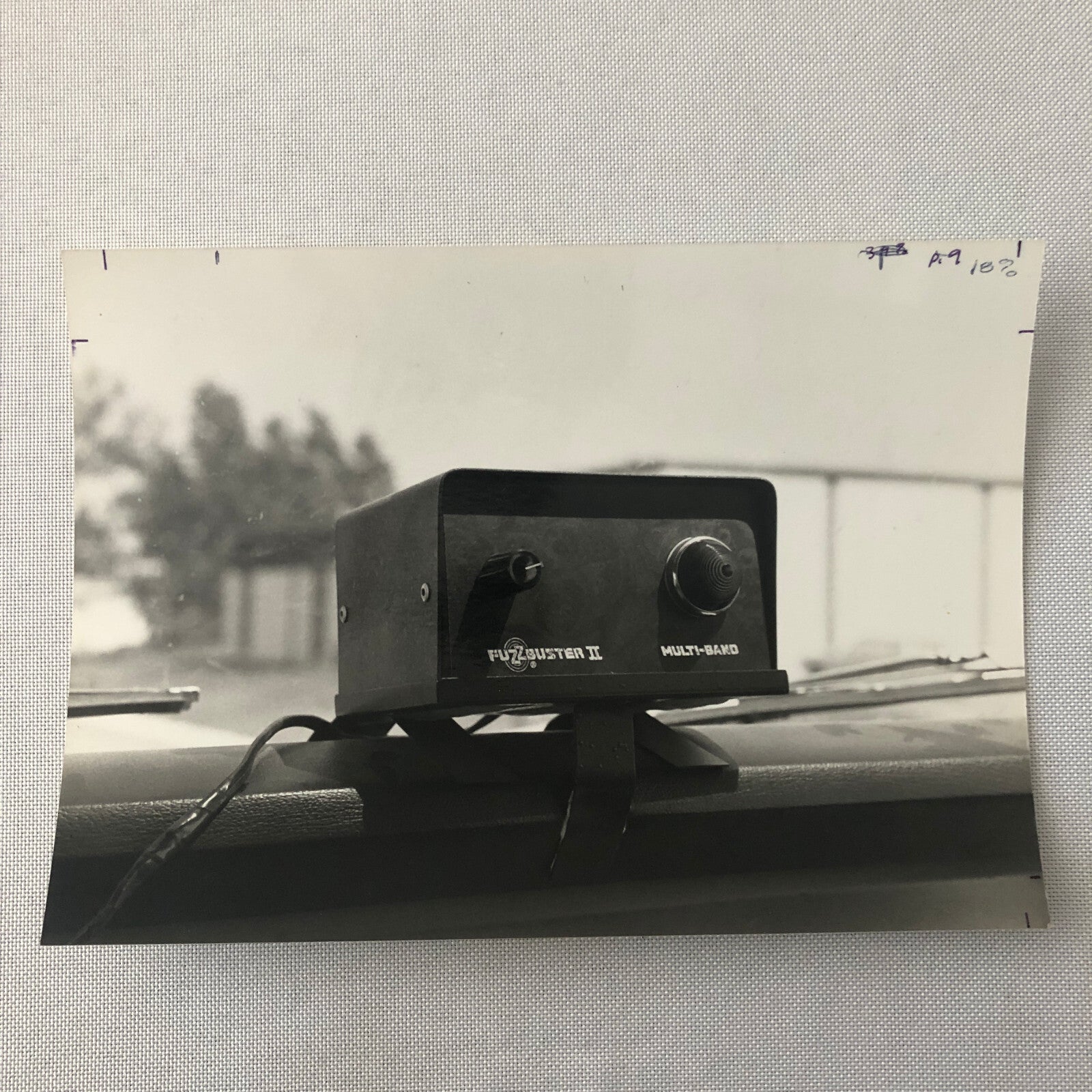 Vintage Fuzzbuster Radar Detector Photo Photograph Print