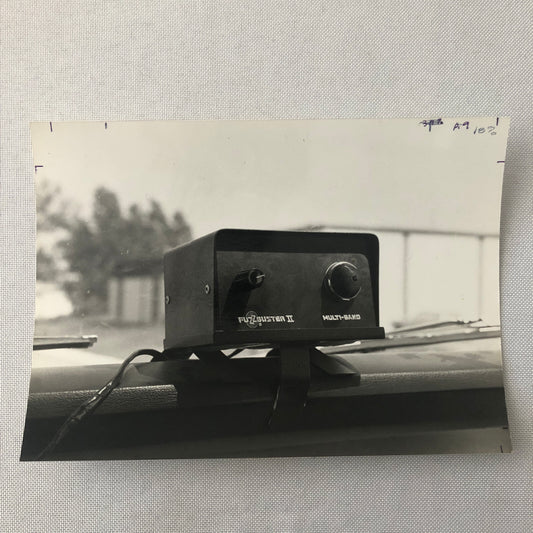 Vintage Fuzzbuster Radar Detector Photo Photograph Print