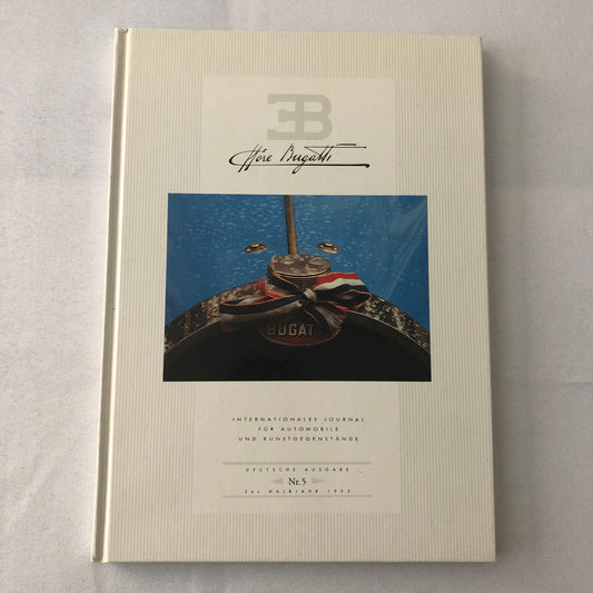 1993 Bugatti Car Book Magazine Journal German Text Vintage Cars +