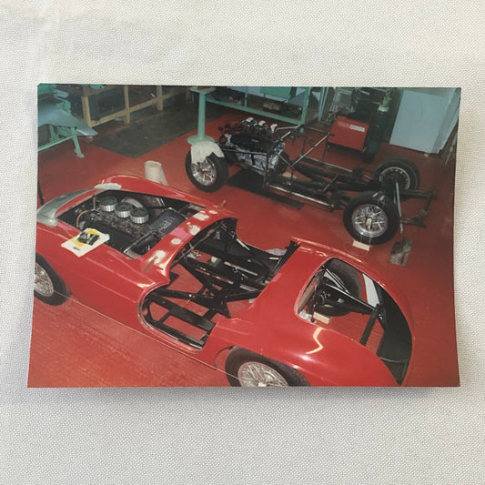 Ferrari Type 166 Barchetta in Restoration Shop Photo Photograph Print