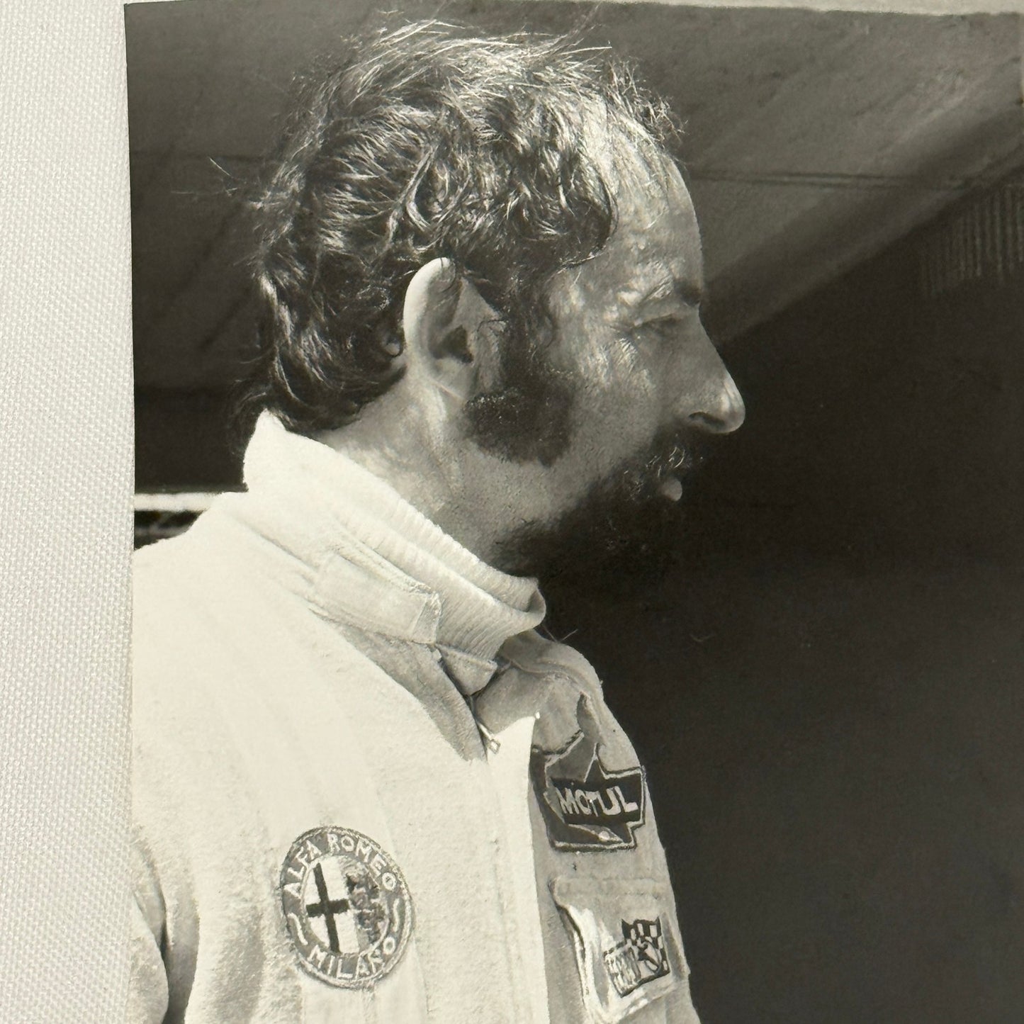 Vintage Racing Photo 1971 German Grand Prix Henri Pescarolo Bernard Cahier