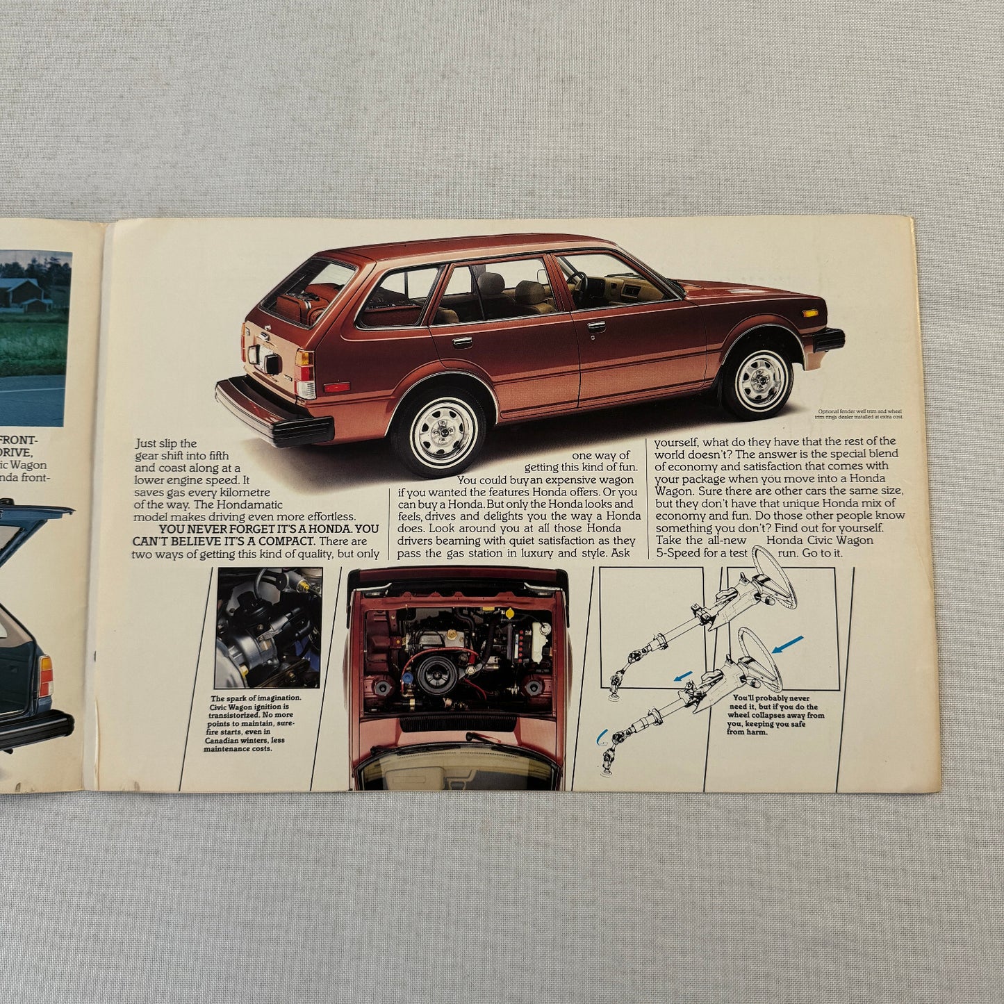 Honda Civic Station Wagon Car Sales Brochure Catalog Canadian 1979 1980