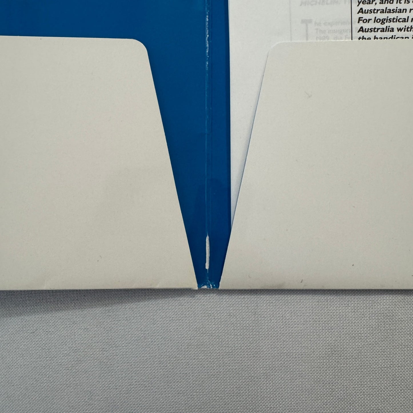 1990 Mazda Group A WRC Rally Rallye Racing Press Kit Brochure Mazda 323