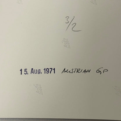 Vintage Racing Photo 1971 Austrian Grand Prix Howden Ganley Henri Pescarolo