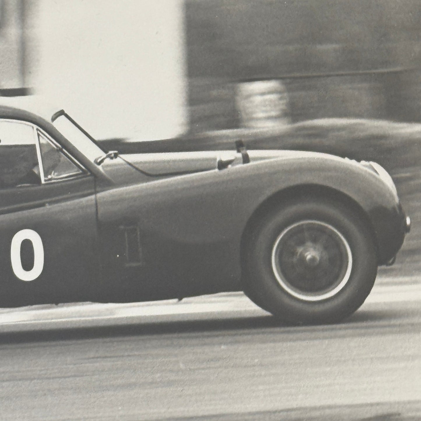 Vintage Racing Photo Jaguar XK120 XK 120 Car 1964 Motorsport Print Guy Griffiths