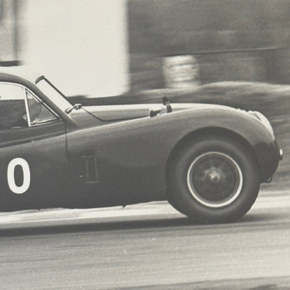 Vintage Racing Photo Jaguar XK120 XK 120 Car 1964 Motorsport Print Guy Griffiths