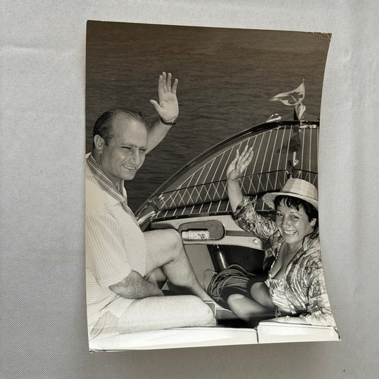 Juan Manuel Fangio Retirement Vacation Holiday Italian Press Photo F1 Racing